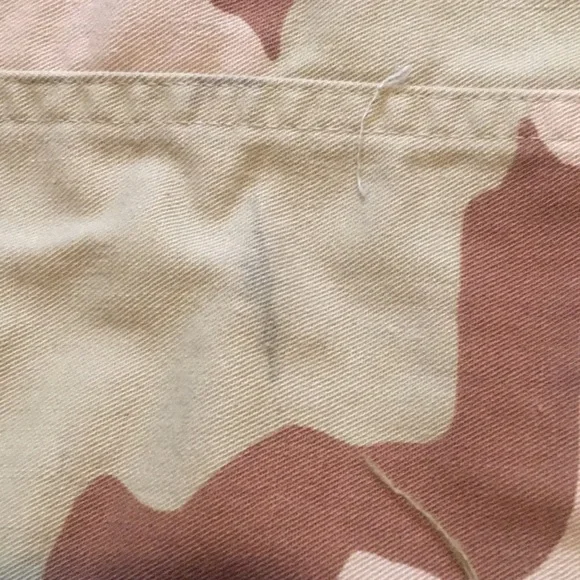 Upcycled patched BDG free people mountaineer camouflage military army camo skirt - Picture 9 of 16